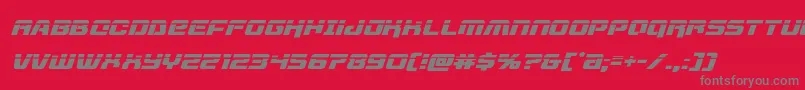 livewiredlaserital Font – Gray Fonts on Red Background