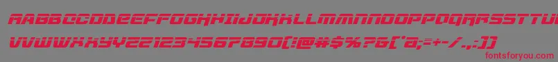 livewiredlaserital Font – Red Fonts on Gray Background