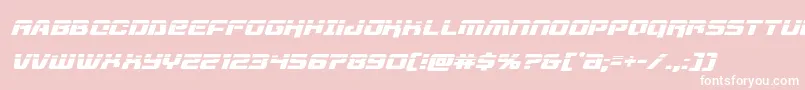 livewiredlaserital Font – White Fonts on Pink Background