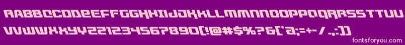 livewiredleft Font – Pink Fonts on Purple Background
