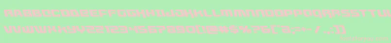 livewiredleft Font – Pink Fonts on Green Background