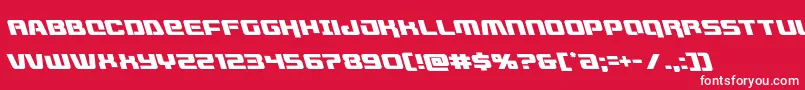 livewiredleft Font – White Fonts on Red Background