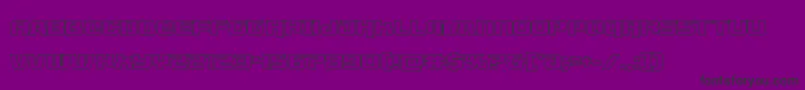 livewiredout Font – Black Fonts on Purple Background