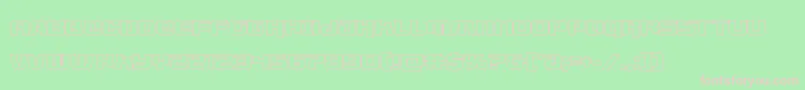 livewiredout Font – Pink Fonts on Green Background