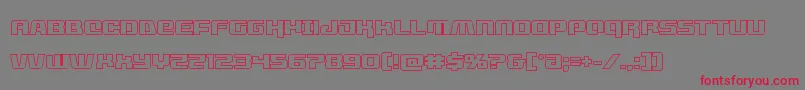 Więcej informacji o czcionce livewiredout Czcionka livewiredout – czerwone czcionki na szarym tle