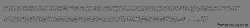 livewiredoutital Font – Black Fonts on Gray Background