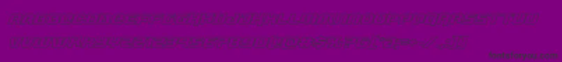 livewiredoutital Font – Black Fonts on Purple Background