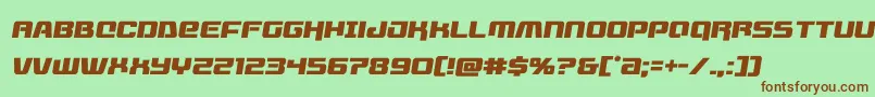 livewiredsemital Font – Brown Fonts on Green Background