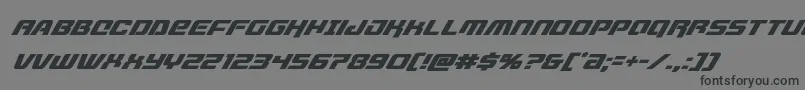 livewiredsuperital Font – Black Fonts on Gray Background