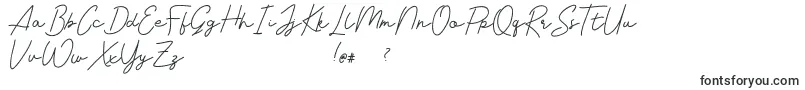 フォントLivvie Signature – 手書きのフォント