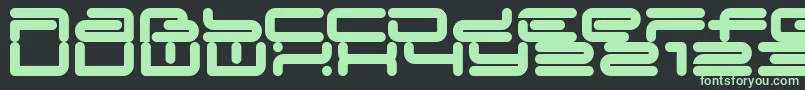 fuente LL MEDIE – Fuentes Verdes Sobre Fondo Negro