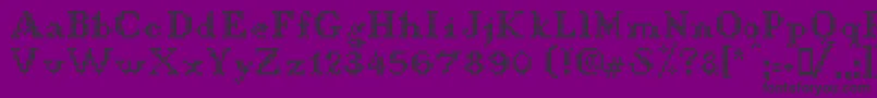 Fonte LLDCL    – fontes pretas em um fundo violeta