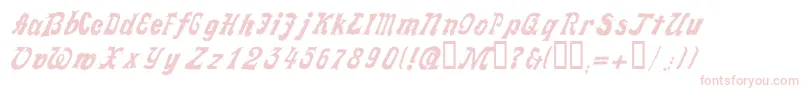 LLFAKTOT Font – Pink Fonts on White Background