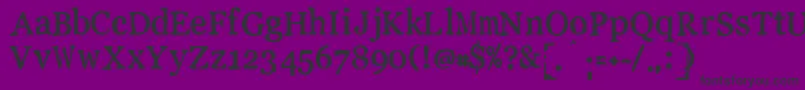 LLPEW   -fontti – mustat fontit violetilla taustalla