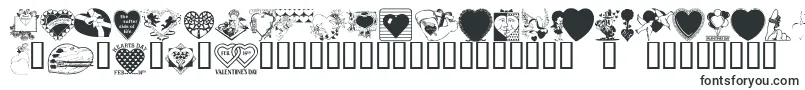 Шрифт LM Valentines  1 – шрифты для VK