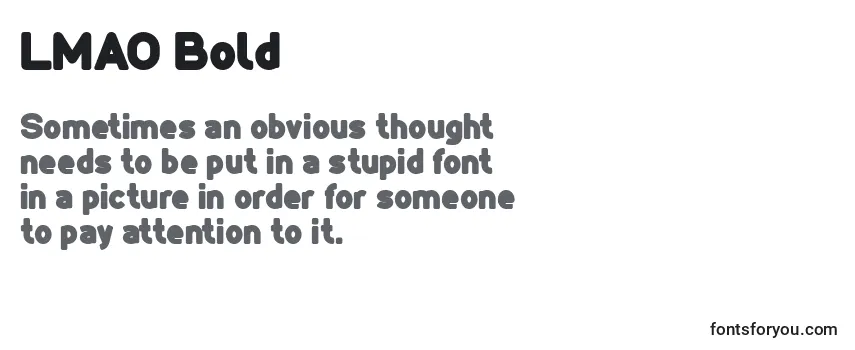 Review of the LMAO Bold Font