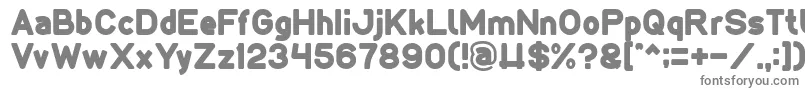 LMAO Font – Gray Fonts on White Background