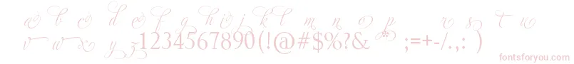 AdiosScriptAltIi Font – Pink Fonts on White Background