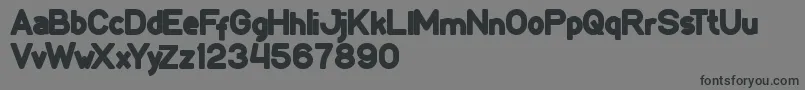 Шрифт LMAO – чёрные шрифты на сером фоне