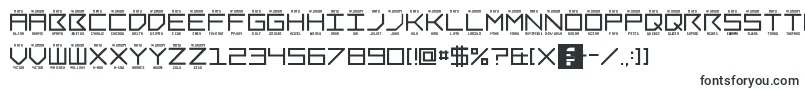 LNR Phonetic Alphabet-Schriftart – Schriftarten, die mit L beginnen
