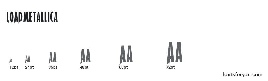 LOADmetallica Font Sizes