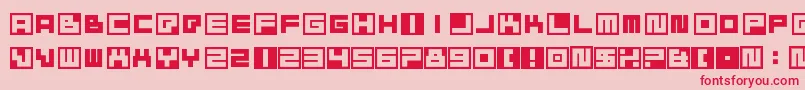 More about BustinJieber Font BustinJieber Font – Red Fonts on Pink Background