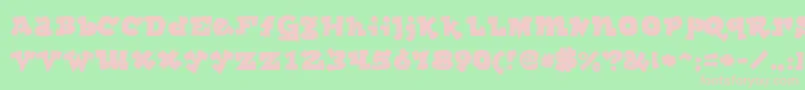 Więcej informacji o czcionce lockergnome Czcionka lockergnome – różowe czcionki na zielonym tle