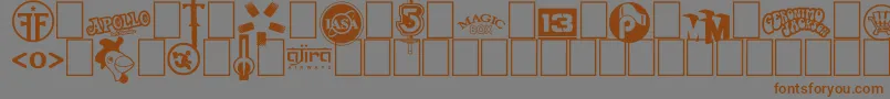 Más sobre la fuente Logos I love fuente Logos I love – Fuentes Marrones Sobre Fondo Gris