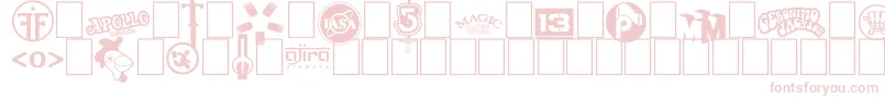 Fonte Logos I love – fontes cor-de-rosa
