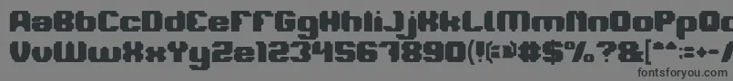 LOGOTYPE Bold-fontti – mustat fontit harmaalla taustalla