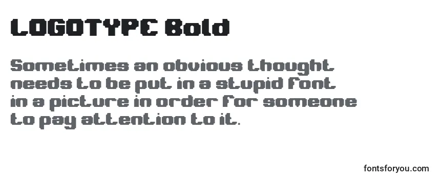 LOGOTYPE Bold フォントのレビュー