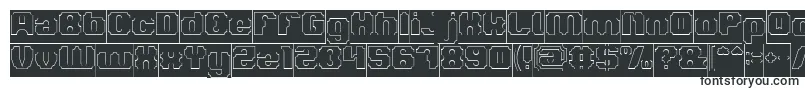 LOGOTYPE Hollow Inverse-fontti – Fontit Google Chromelle