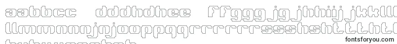 fuente LOGOTYPE Hollow – Fuentes nyanja