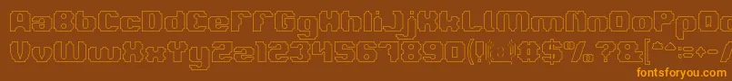 More about LOGOTYPE Hollow Font LOGOTYPE Hollow Font – Orange Fonts on Brown Background