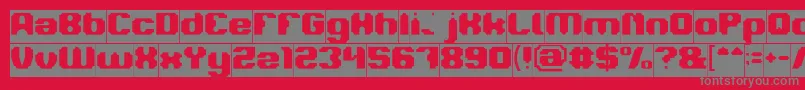 LOGOTYPE Inverse Font – Gray Fonts on Red Background