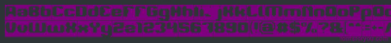 LOGOTYPE Inverse Font – Purple Fonts on Black Background