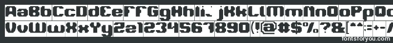 フォントLOGOTYPE Inverse – 黒い背景に白い文字