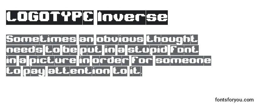 Шрифт LOGOTYPE Inverse