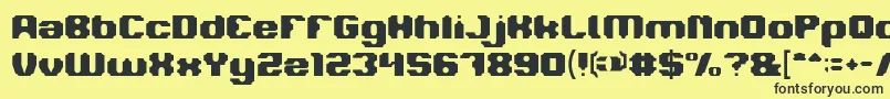 LOGOTYPE Font – Black Fonts on Yellow Background