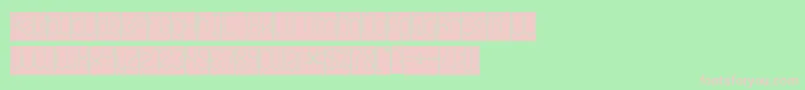 LOIS CESARANO Inverse Font – Pink Fonts on Green Background