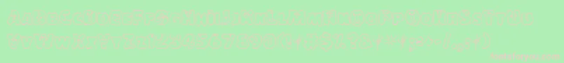 LOKISH   Font – Pink Fonts on Green Background