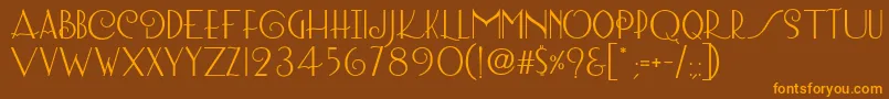 More about Lombard Bold Font Lombard Bold Font – Orange Fonts on Brown Background