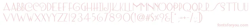 Lombard Bold Font – Pink Fonts on White Background