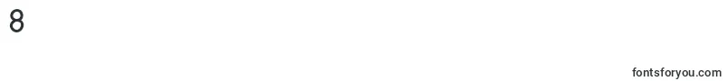 Lompo Font – Fonts for Digit 8