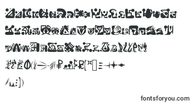 Lomtrian font – alien Fonts