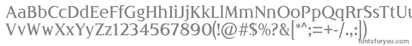 Шрифт LondiniaMedium – серые шрифты