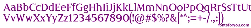 LondiniaMedium Font – Purple Fonts on White Background