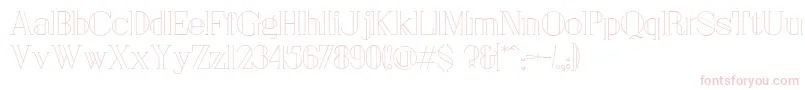 Weitere Informationen zur London-Schriftart London-Schriftart – Rosa Schriften auf weißem Hintergrund