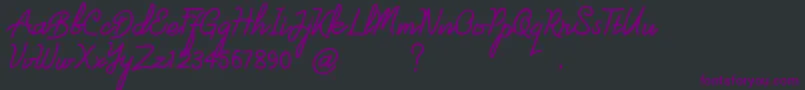 londonline Font – Purple Fonts on Black Background