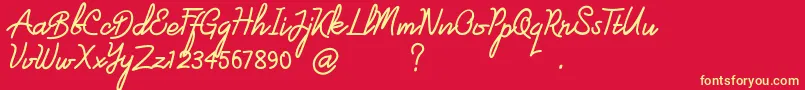 fuente londonline – Fuentes Amarillas Sobre Fondo Rojo
